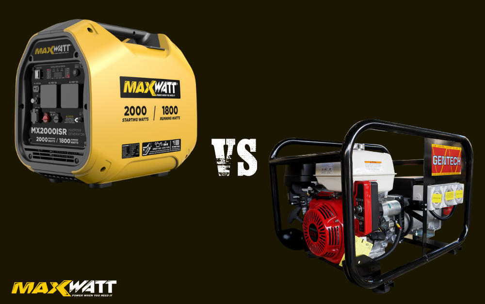 MaxWatt vs Gentech: Choosing the Right Generator for Your Needs
